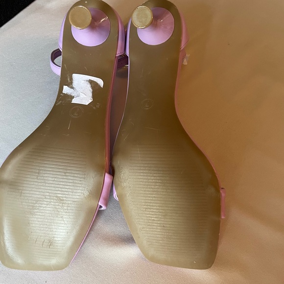 Cato lavender strappy heels. Size 7. NWT. 2” kitten heel. - Picture 7 of 8